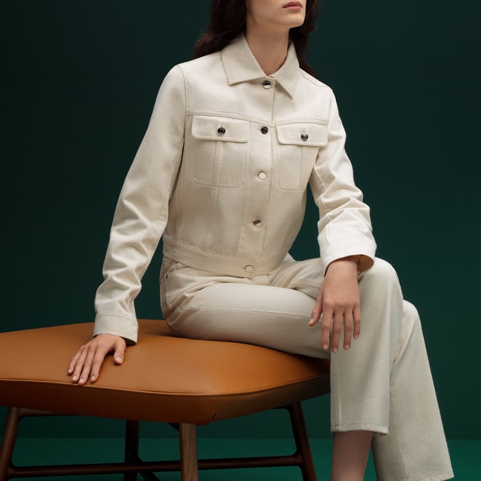 Les Necessaires d'Hermès "Carre d'Assise" Low Stool, High Model