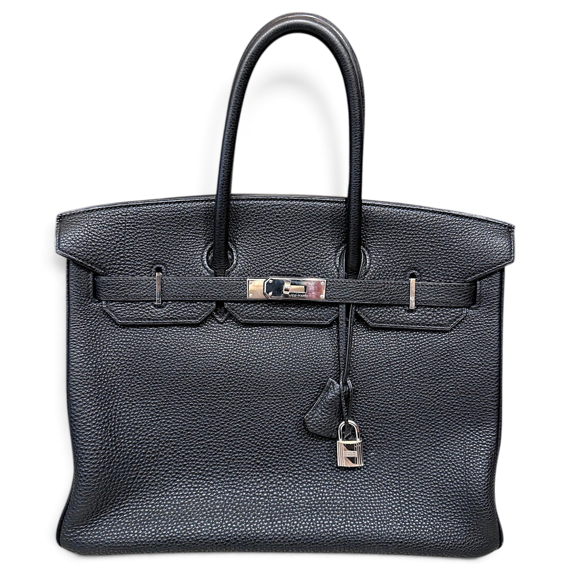 Birkin 35 leather handbag