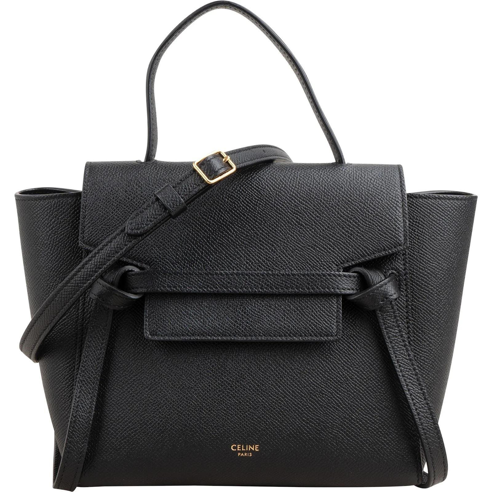 Belt leather crossbody bag