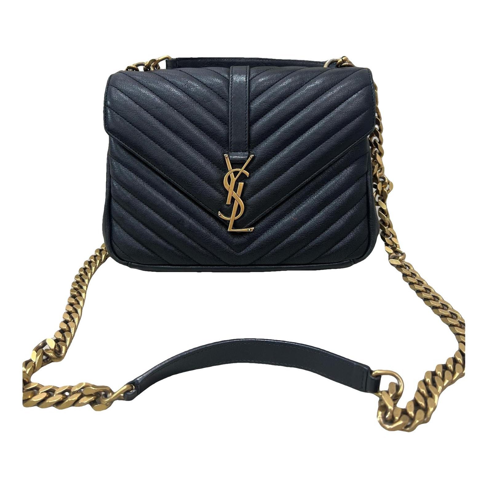 Collége monogramme leather handbag
