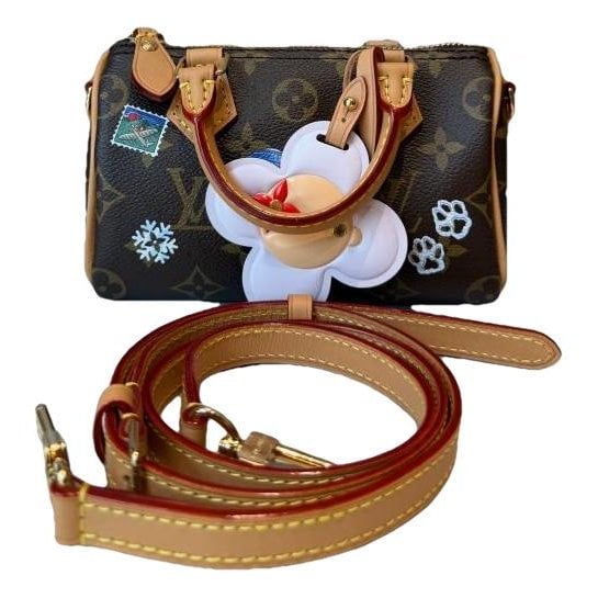 Nano Speedy / Mini HL leather handbag
