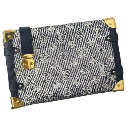 Side Trunk leather handbag