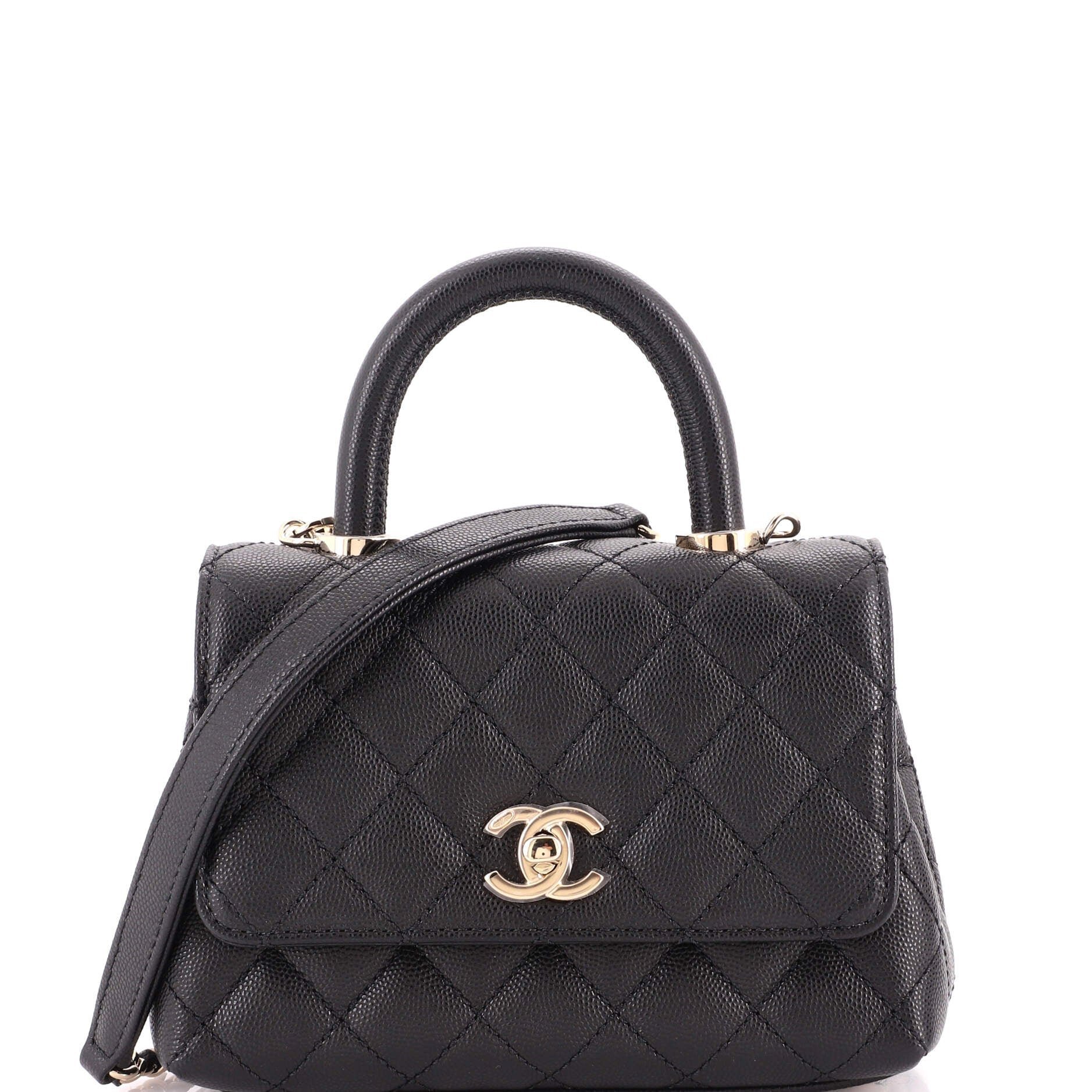 Coco Handle leather handbag
