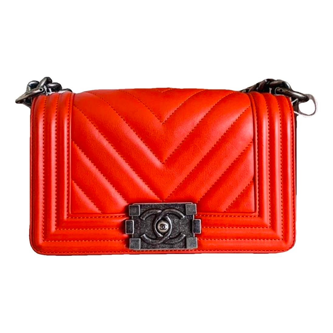 Boy leather crossbody bag