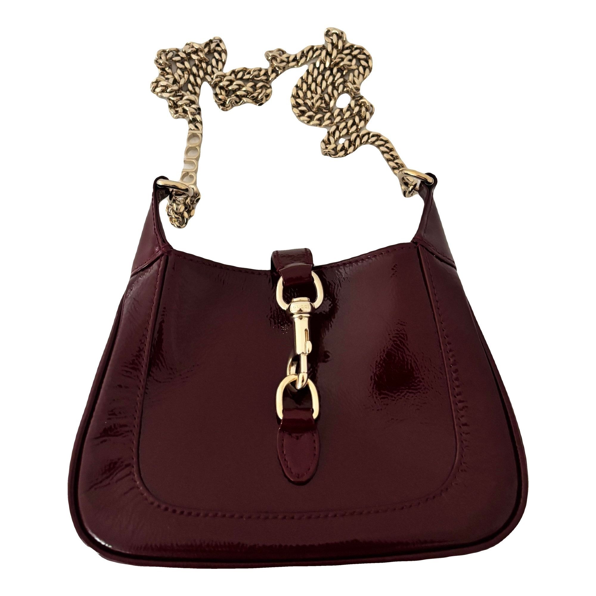 Jackie Notte patent leather crossbody bag