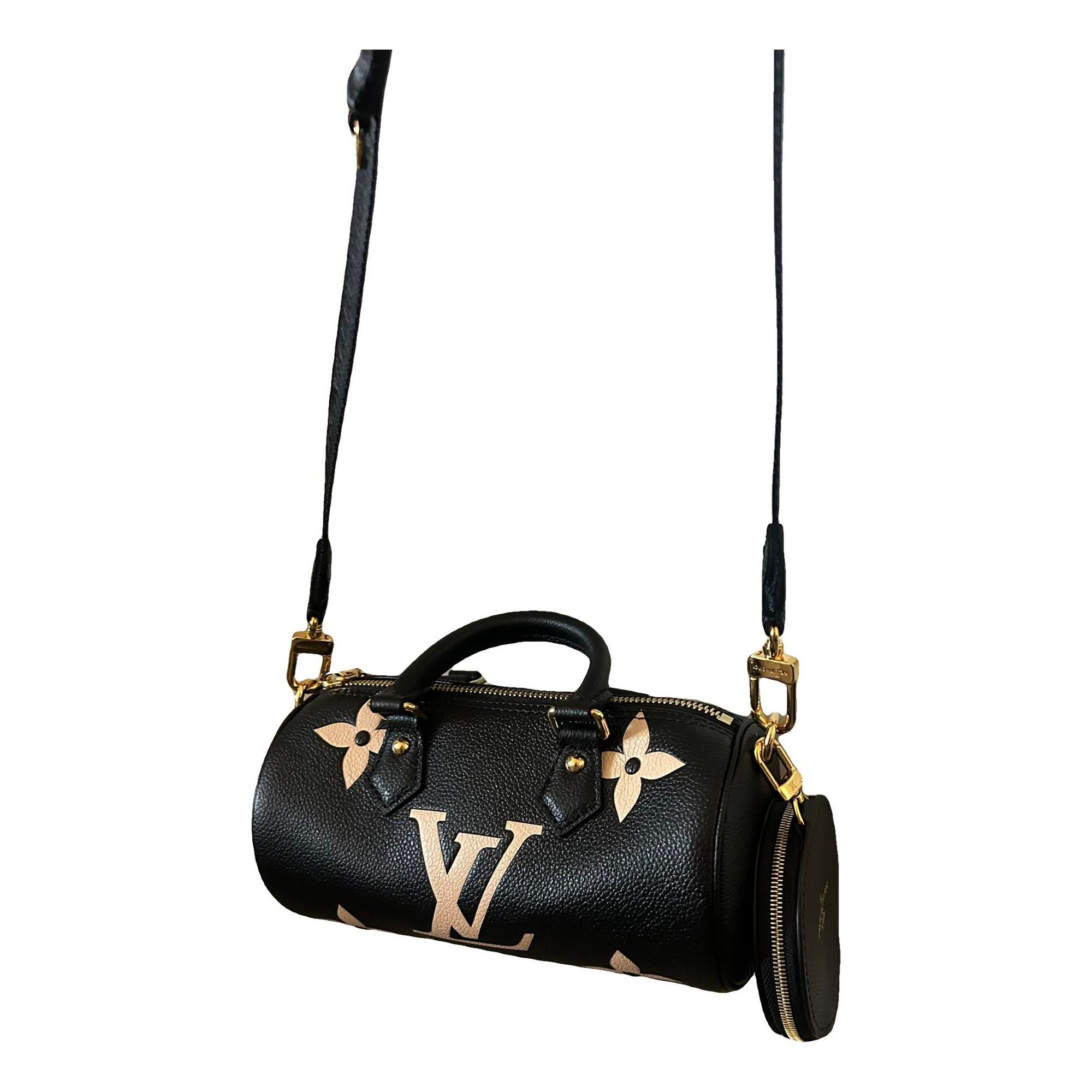 Papillon BB leather crossbody bag