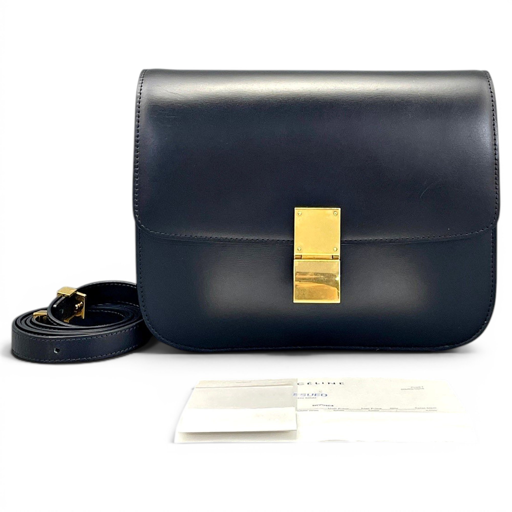Classic leather handbag