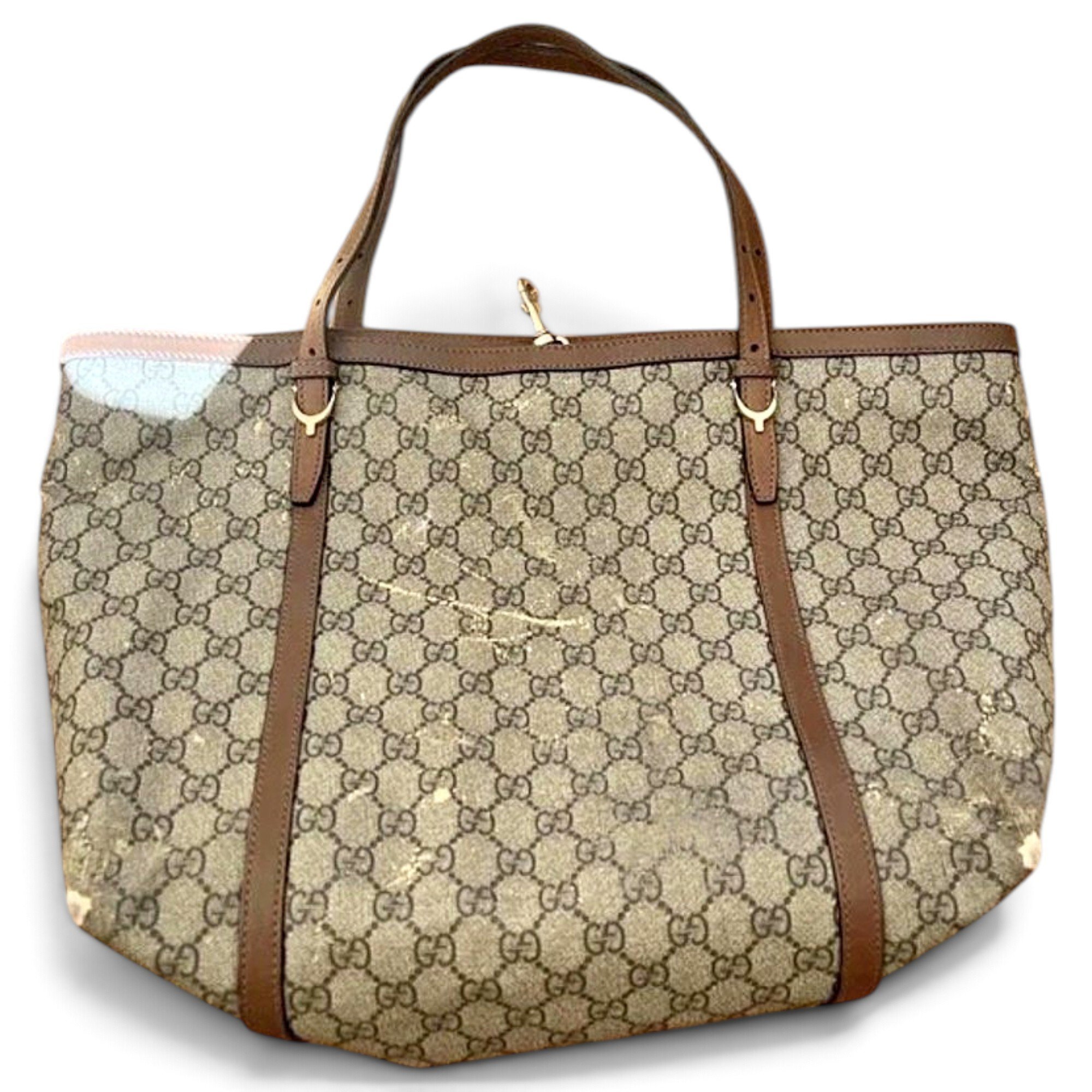 Ophidia Shopping leather tote