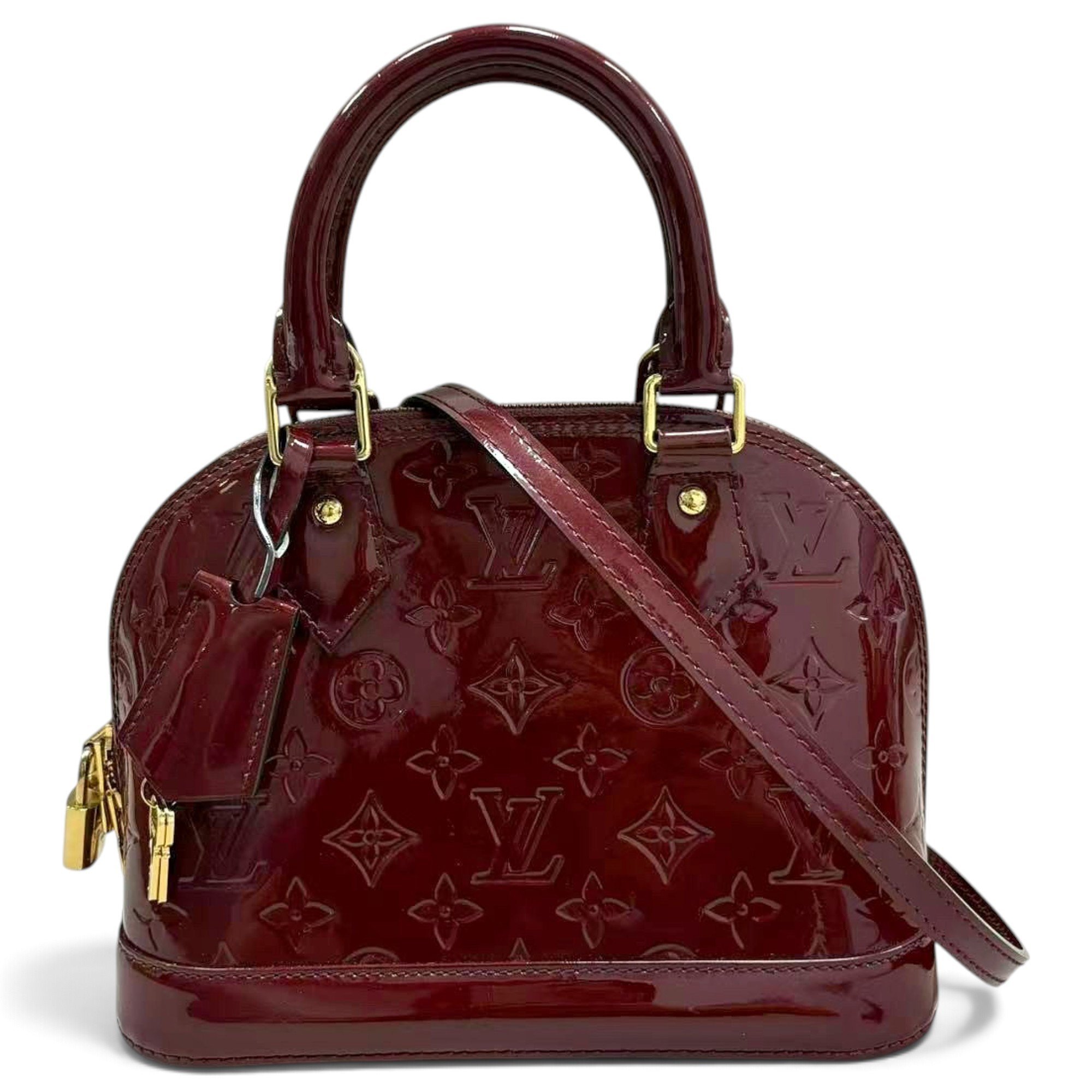 Alma BB patent leather handbag