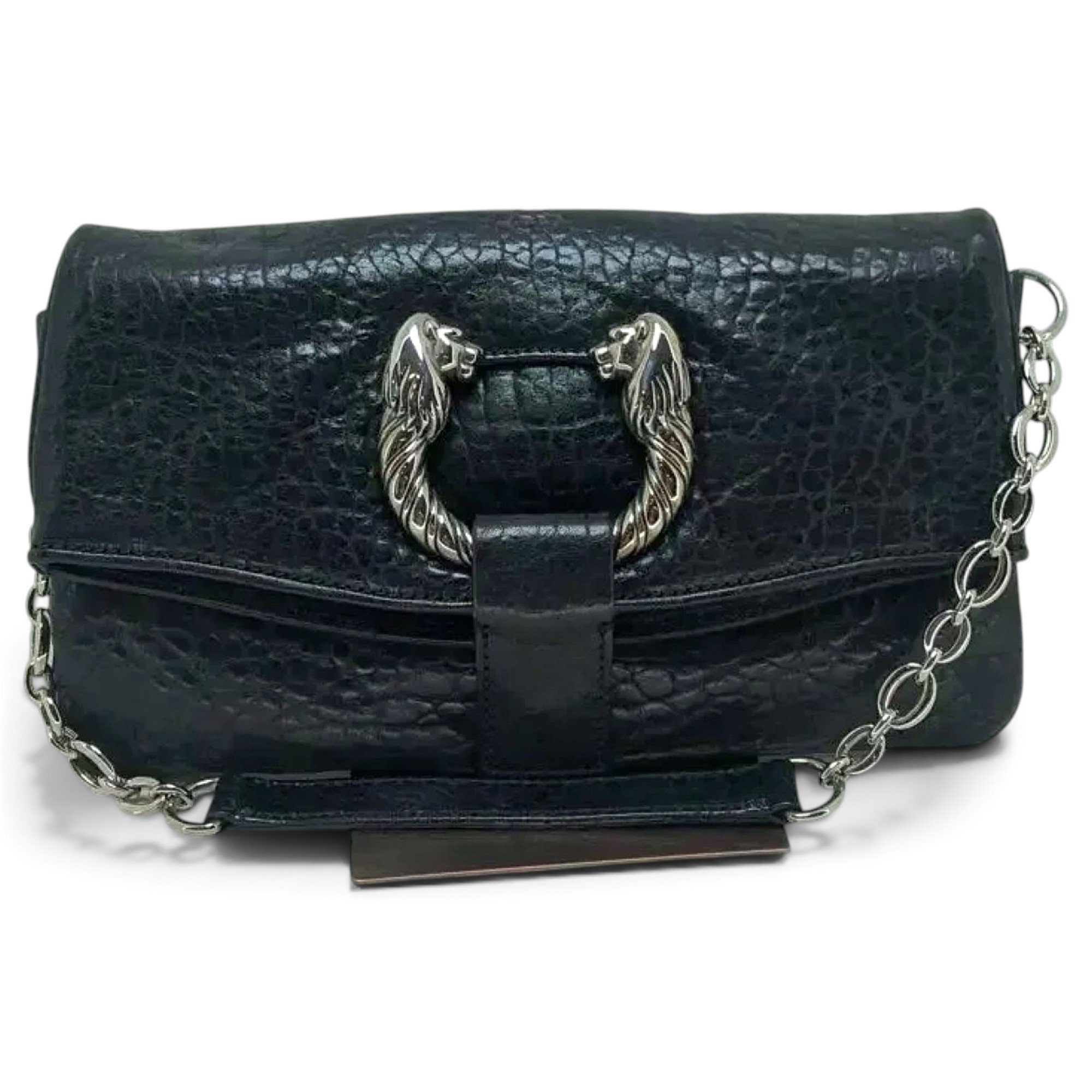 Serpenti leather handbag