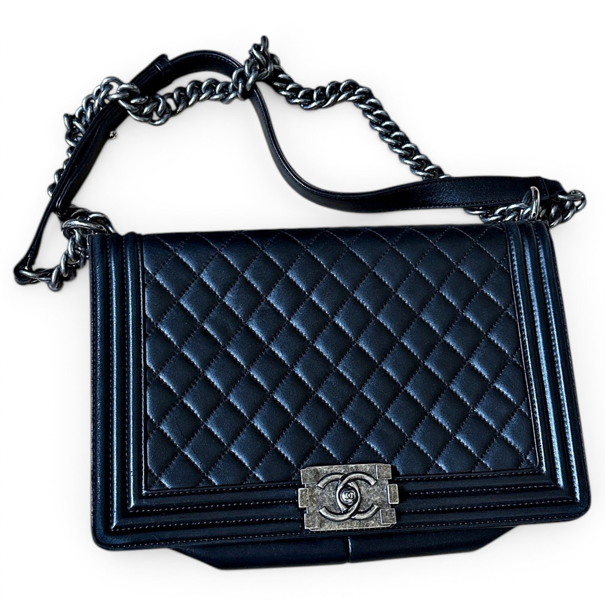 Boy leather handbag