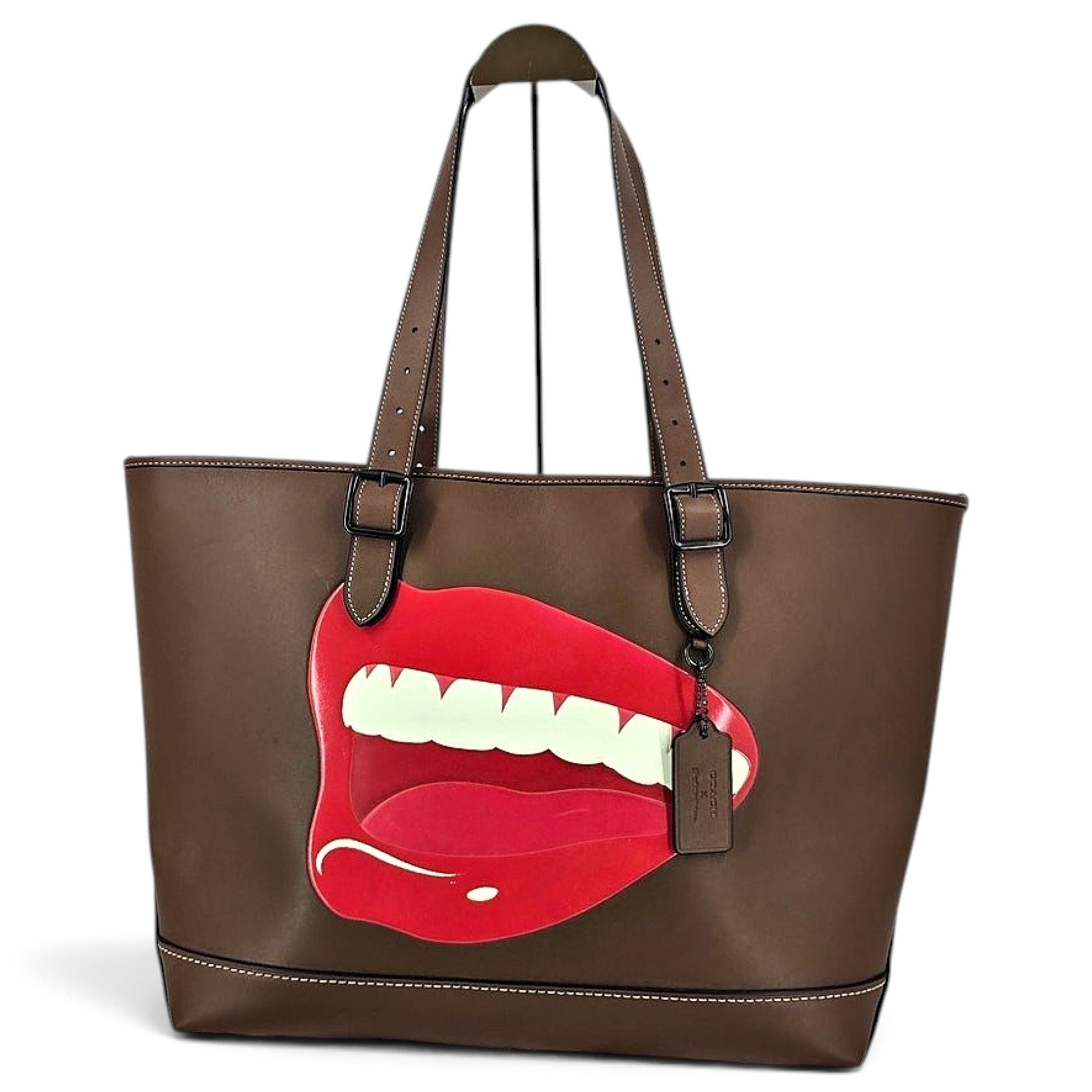 Leather tote