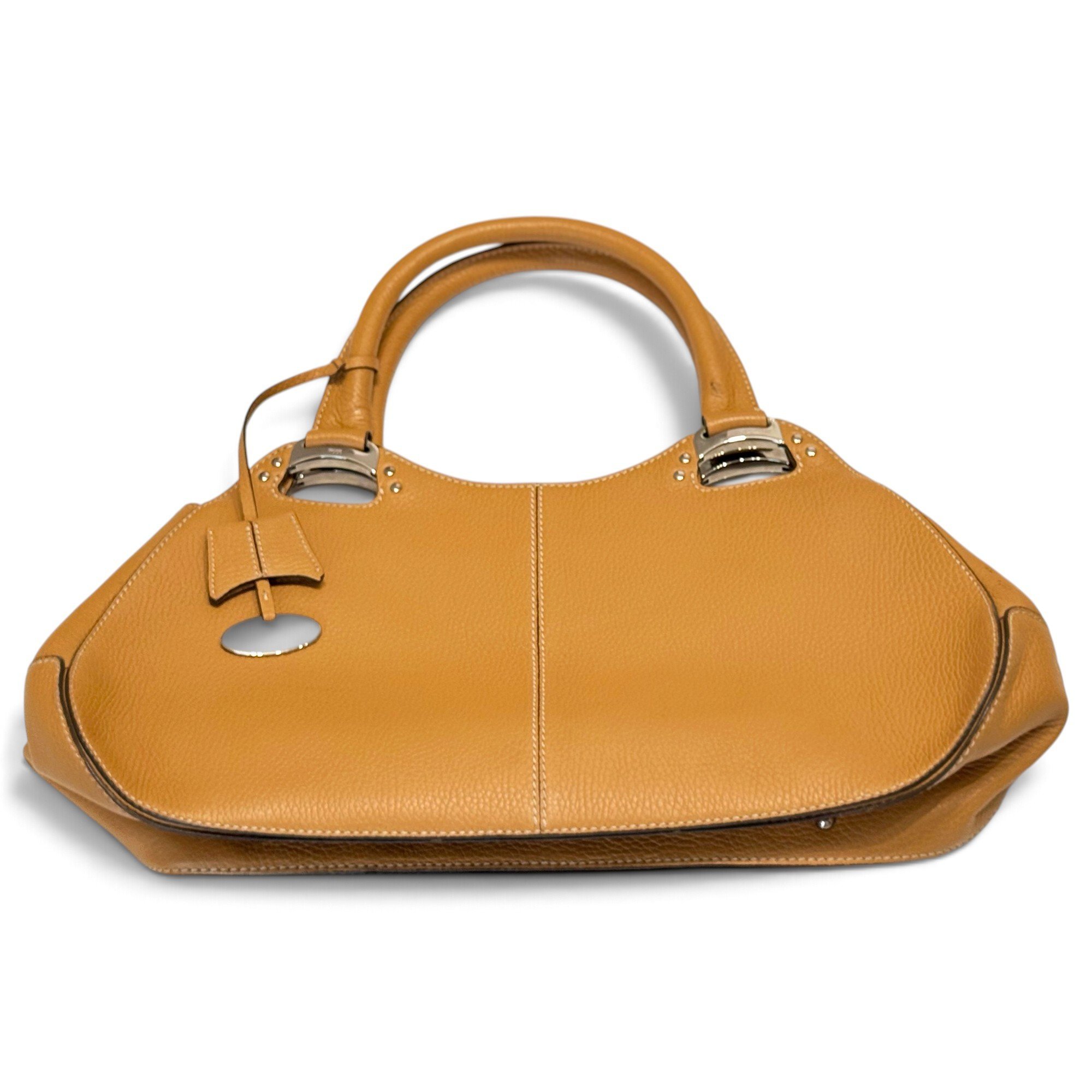 D Bag leather handbag