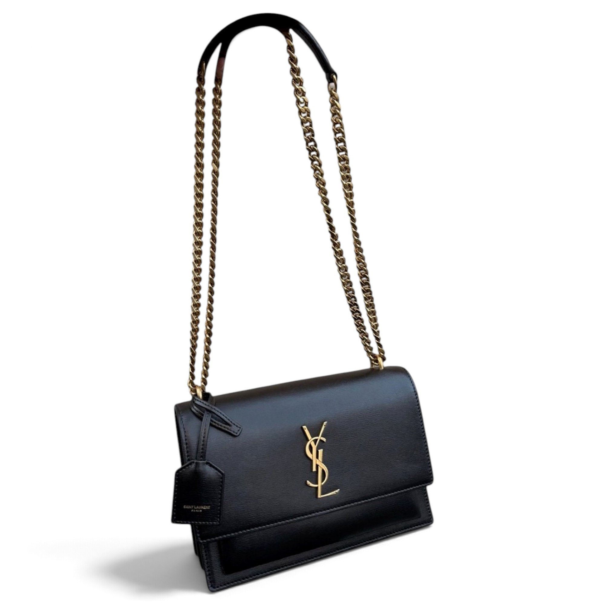 Sunset leather handbag