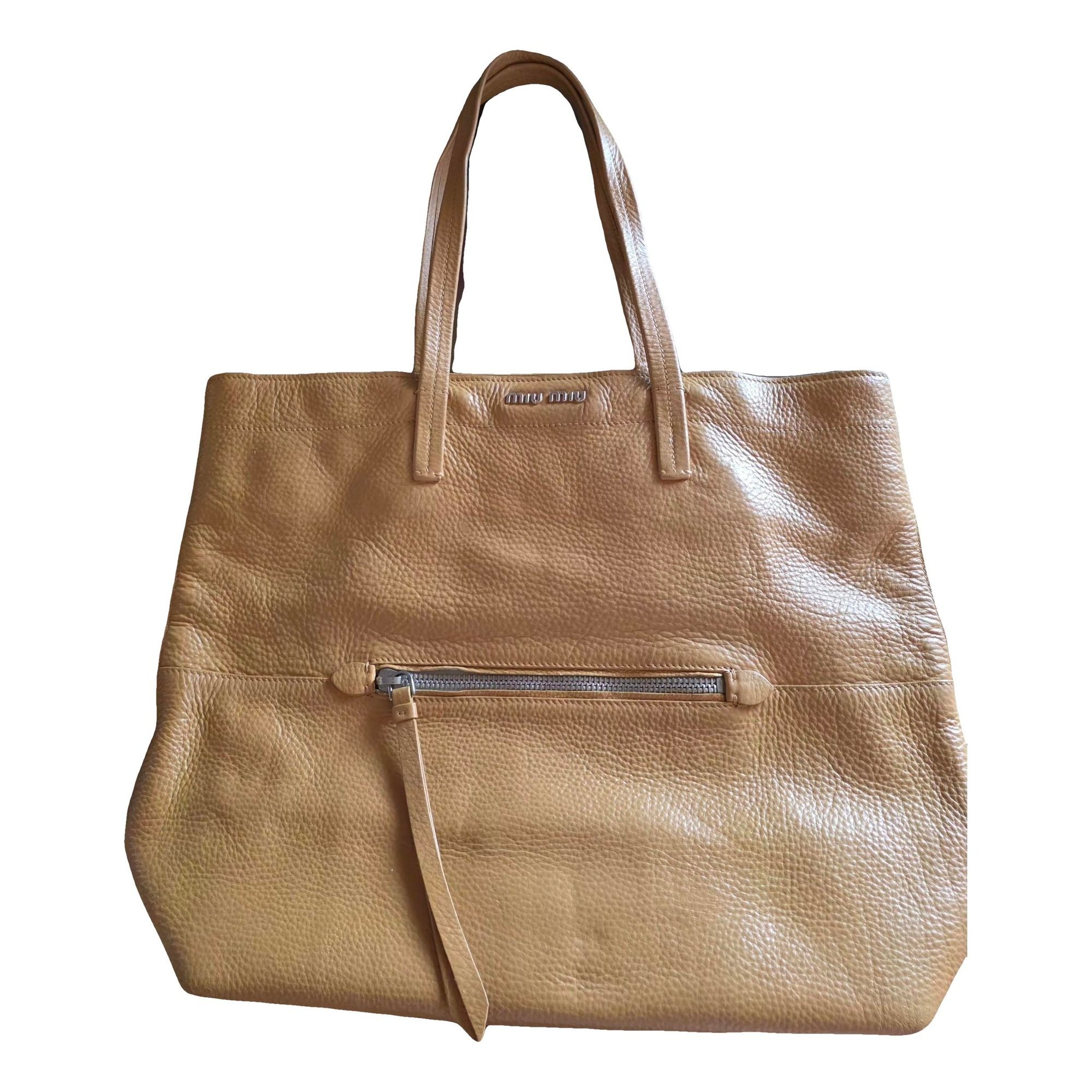 Miu Miu Leather tote
