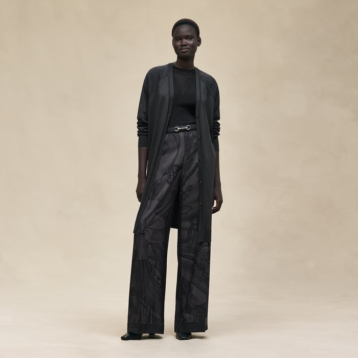 Noir Long Cardigan