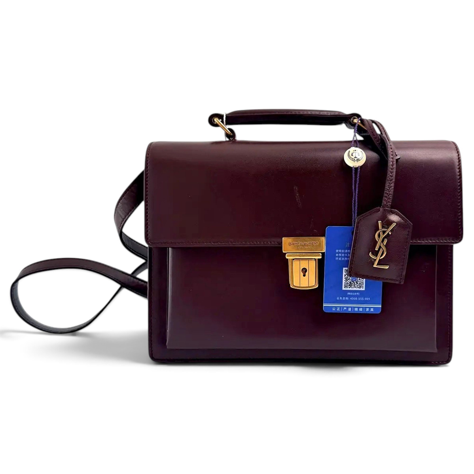 High School leather handbag