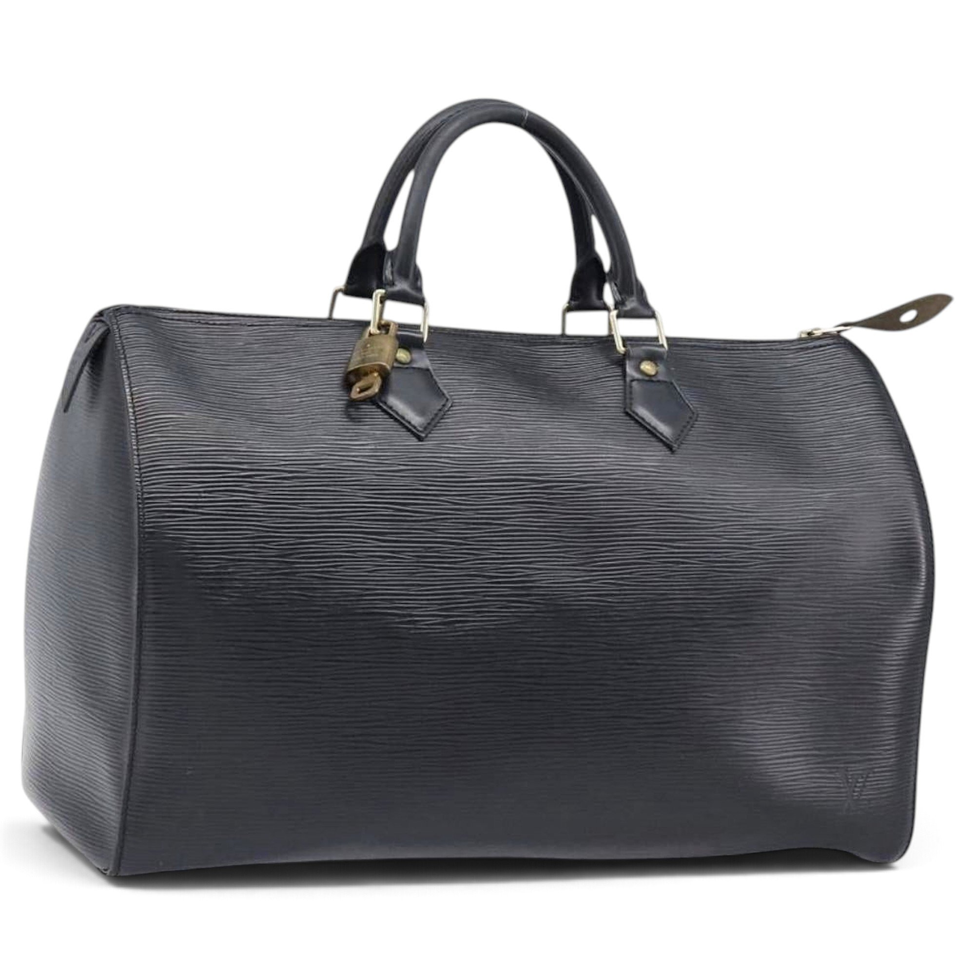 Speedy leather bowling bag