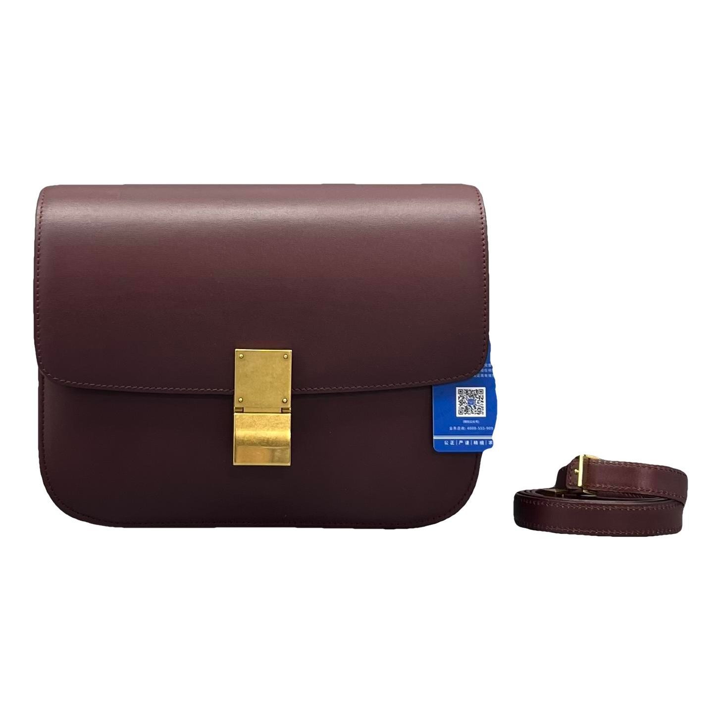 Classic leather handbag
