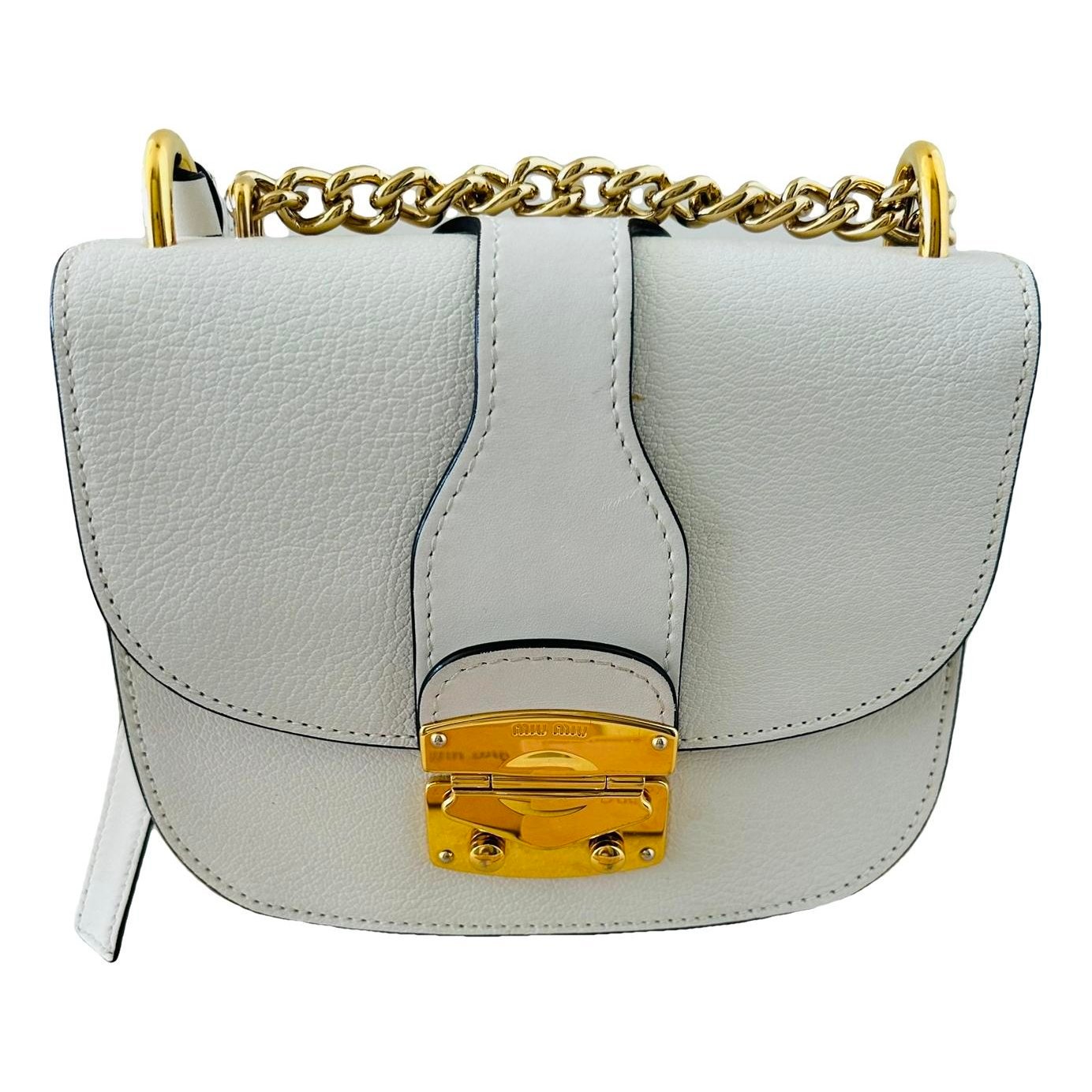 Madras leather handbag