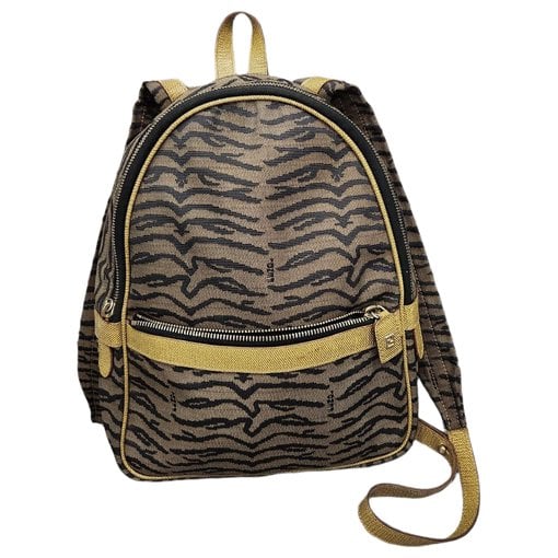 Leather backpack