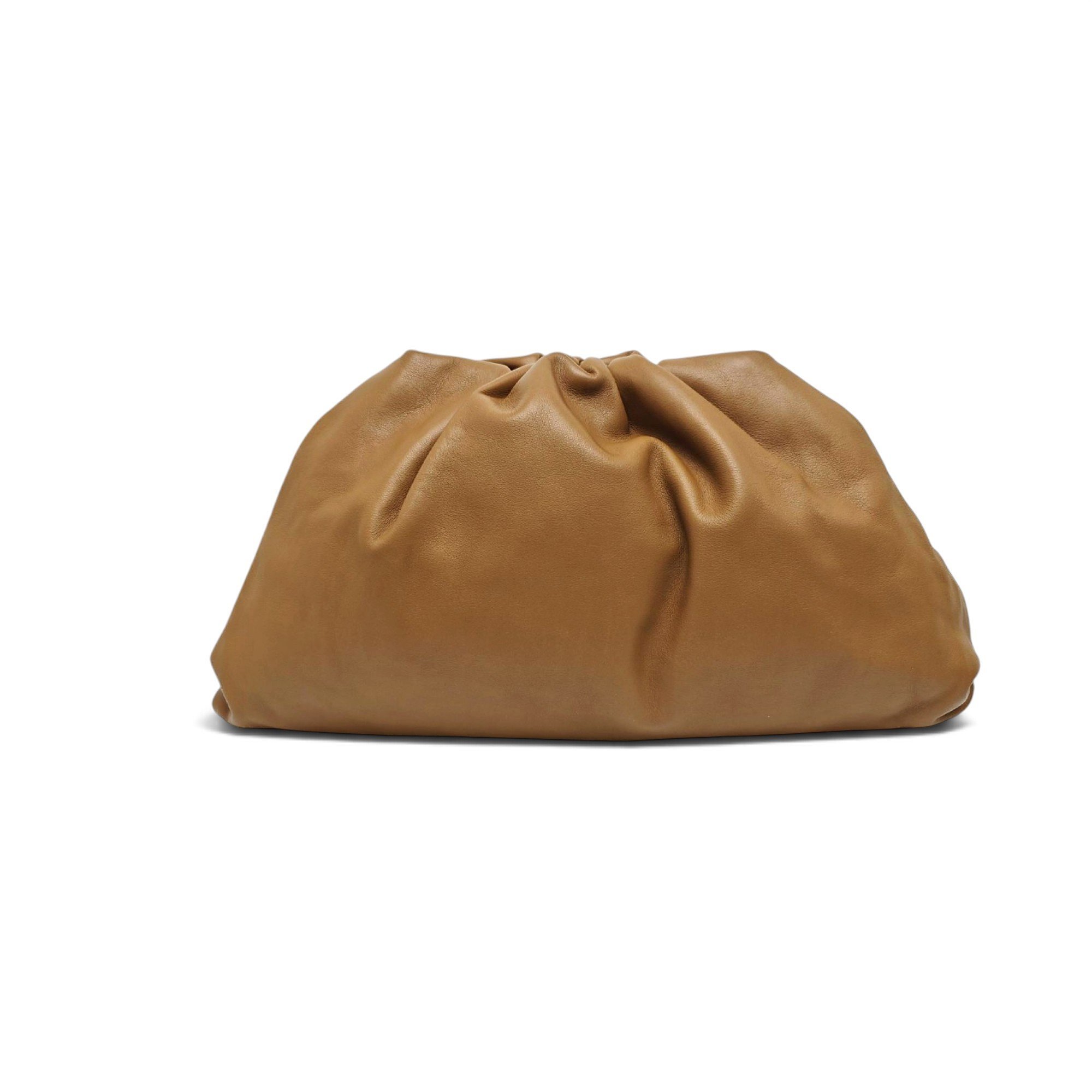 Pouch leather handbag