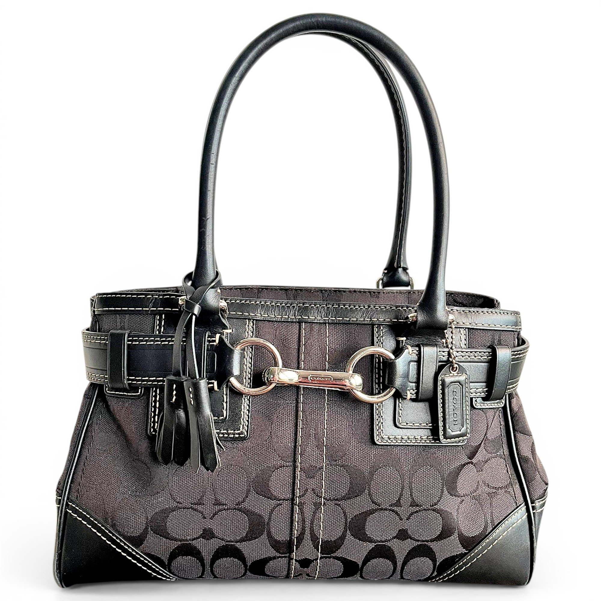 Signature Sufflette cloth handbag