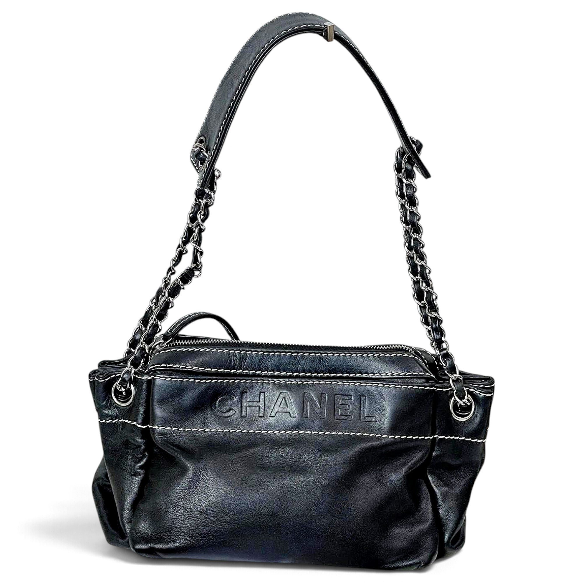 Leather handbag