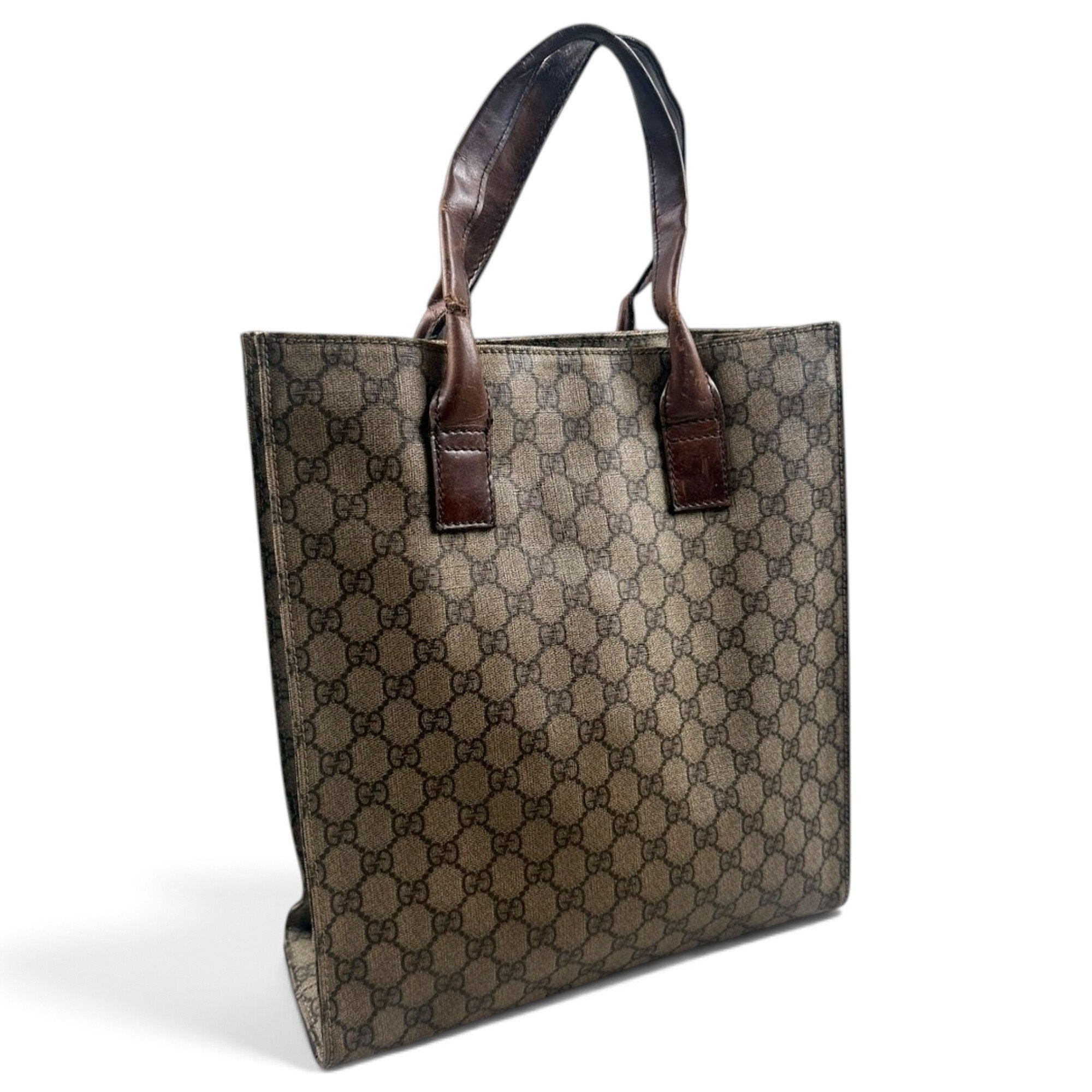Leather tote