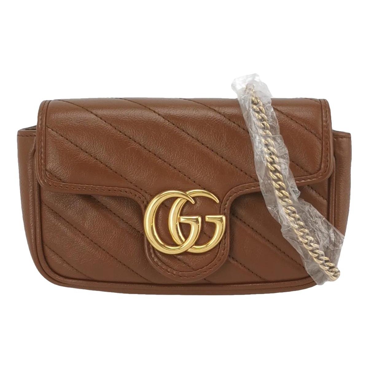 GG Marmont Flap leather handbag