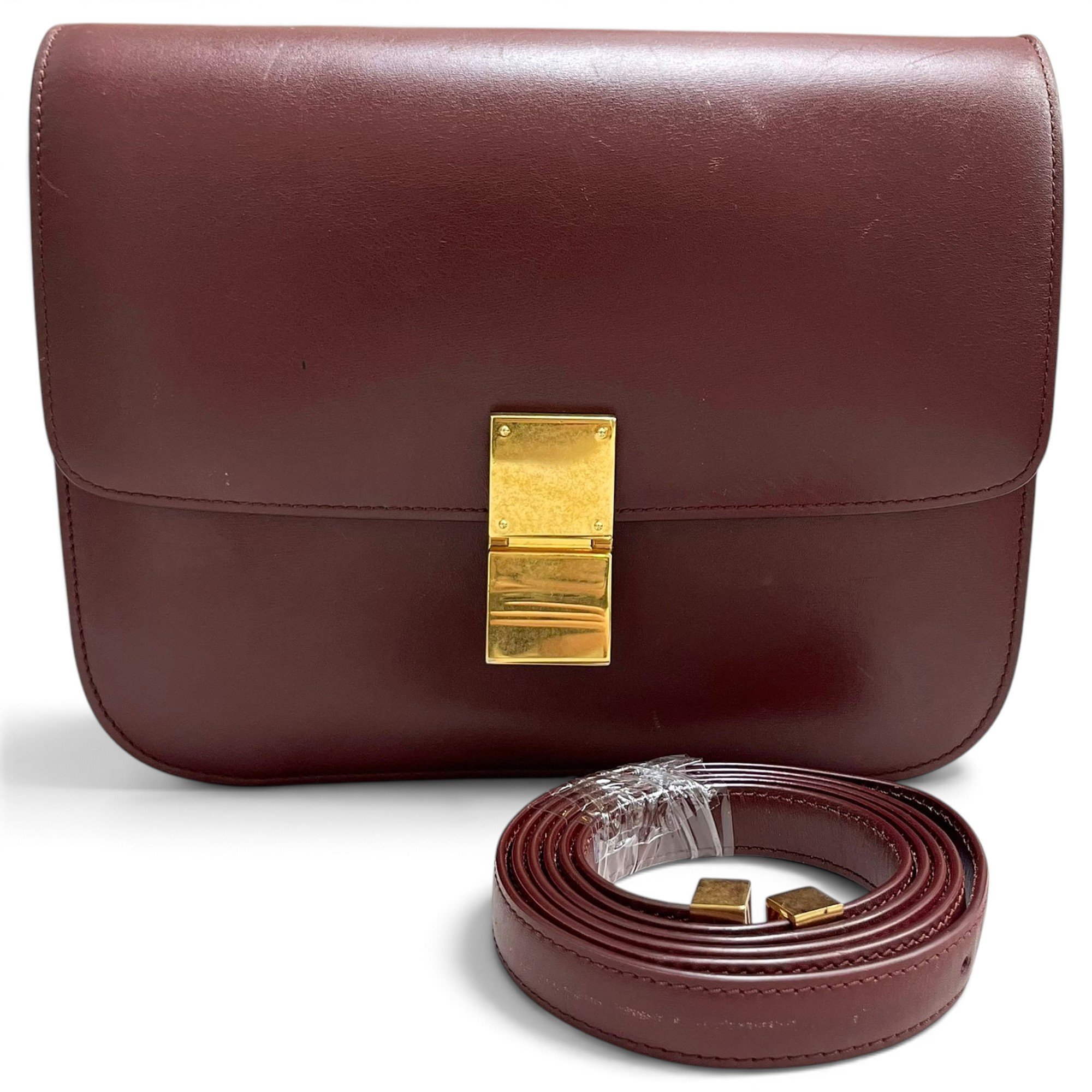 Classic leather handbag