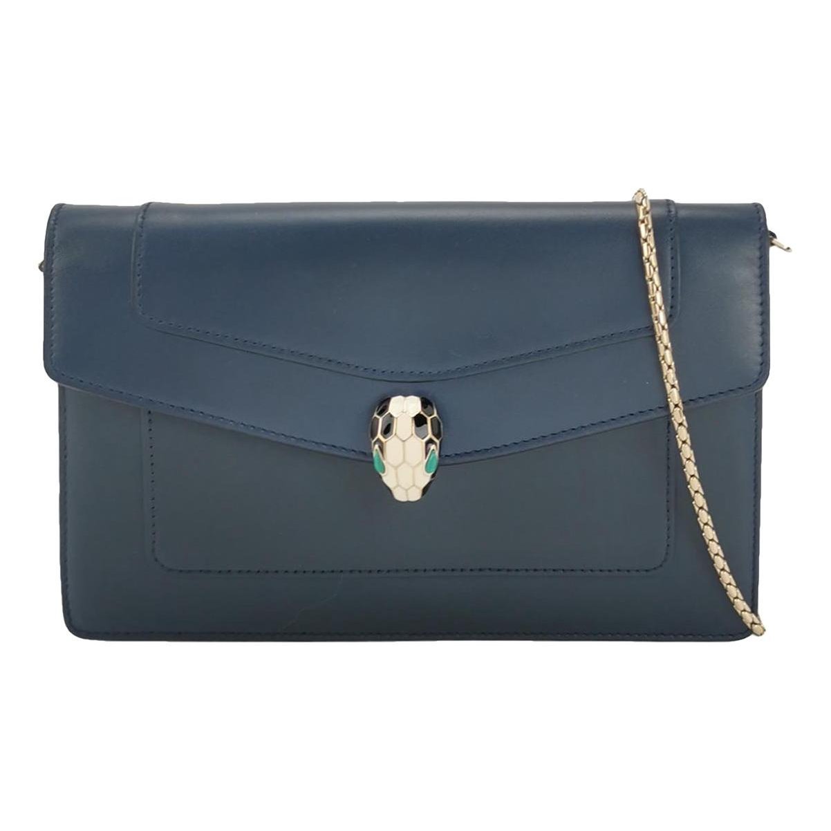 Serpenti leather handbag