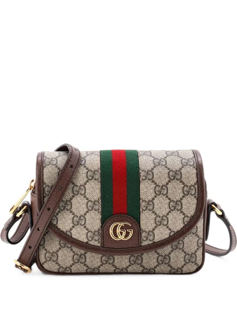 Ophidia Flap Shoulder Bag GG Coated Canvas Mini crossbody bag