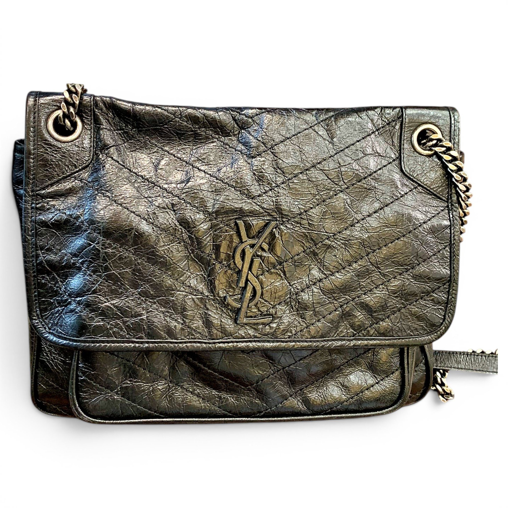 Niki leather crossbody bag