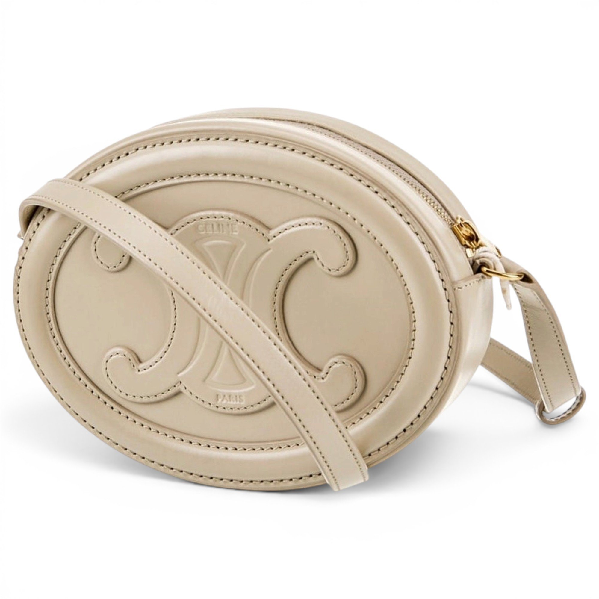 Triomphe leather crossbody bag