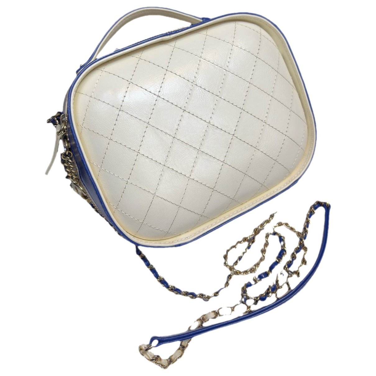Vanity leather handbag