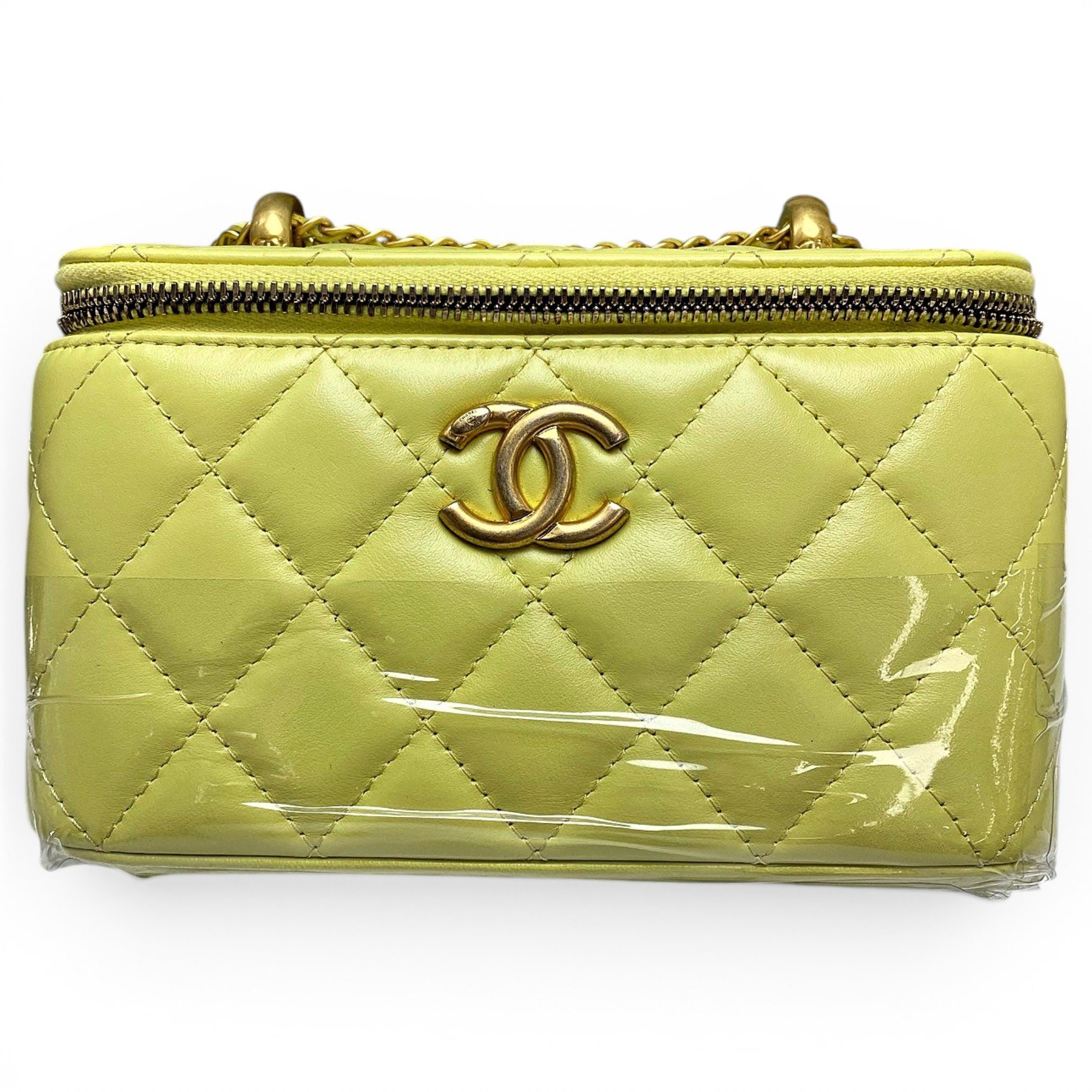 Trendy CC Vanity leather handbag