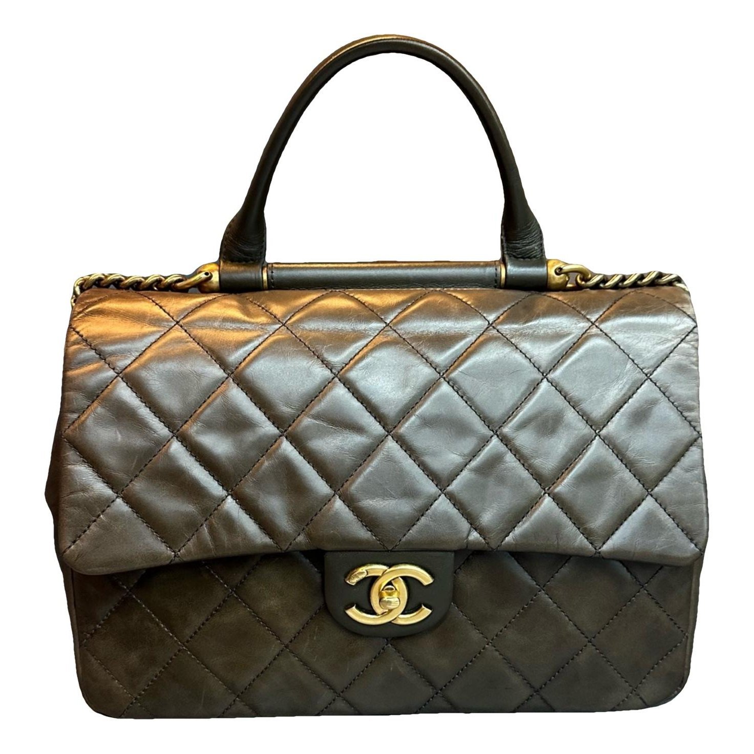 Coco Handle leather handbag
