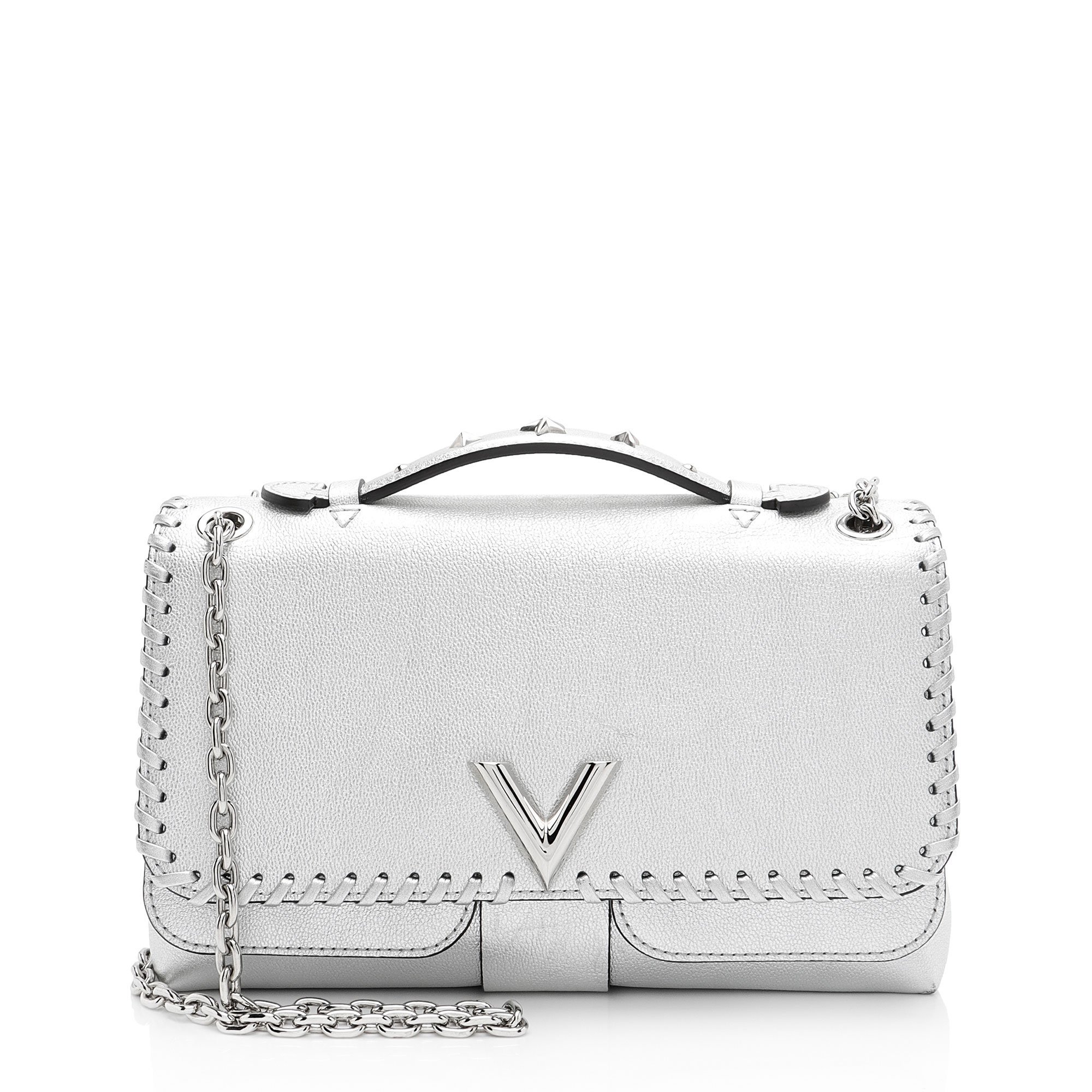 Chain bag leather crossbody bag
