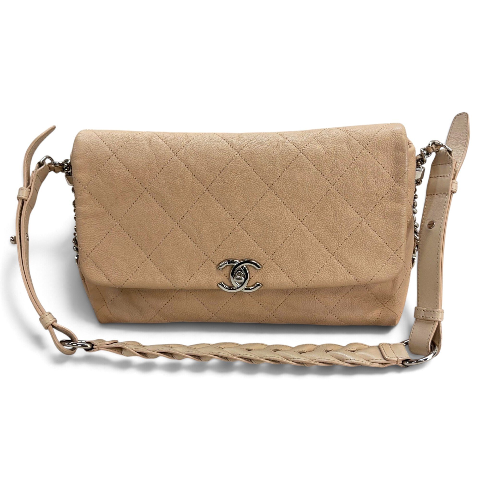 Coco Luxe leather handbag