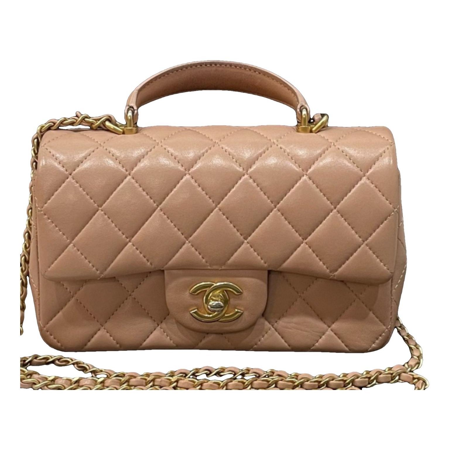 Timeless Classique Top Handle leather handbag