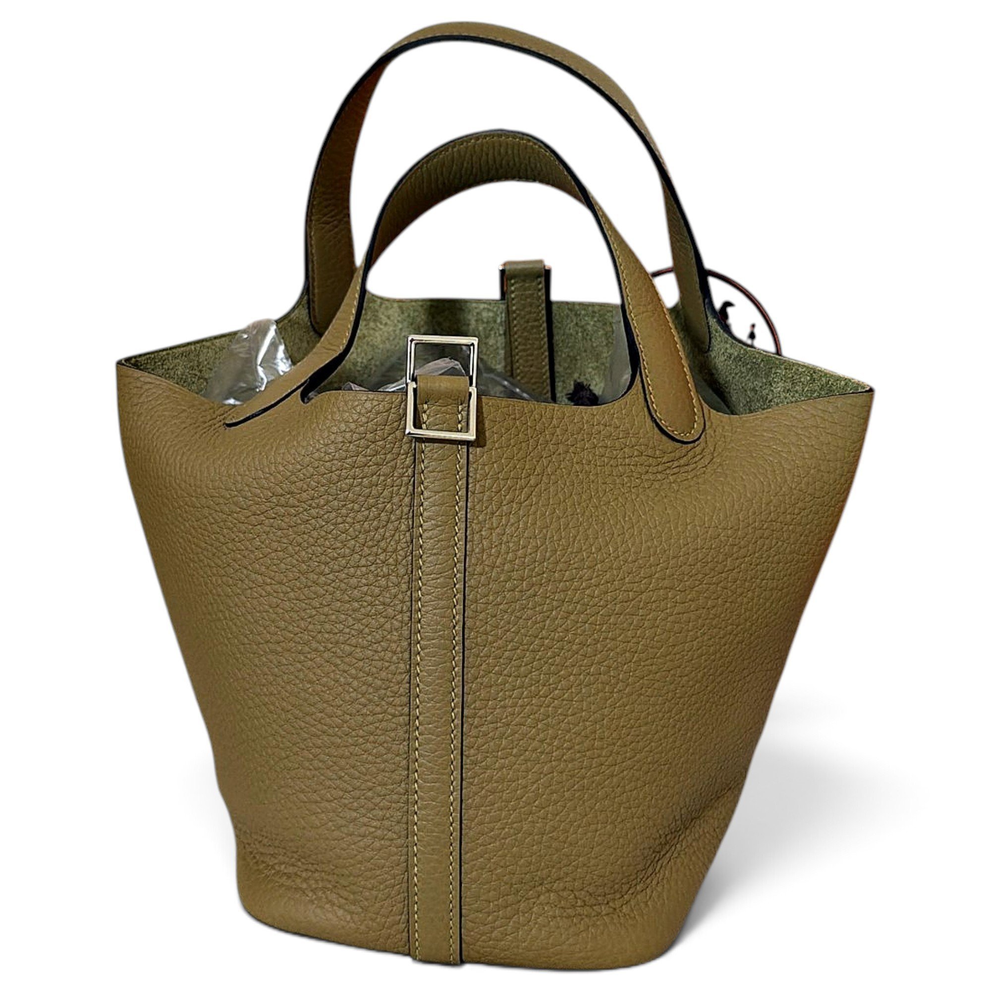 Picotin leather handbag