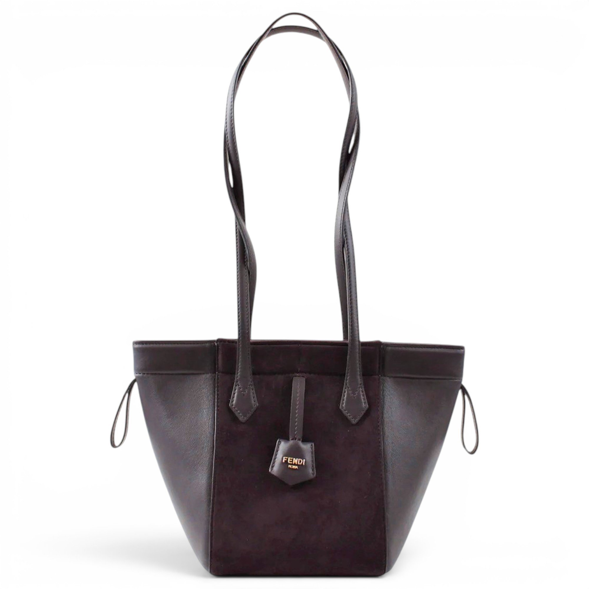 Origami leather handbag