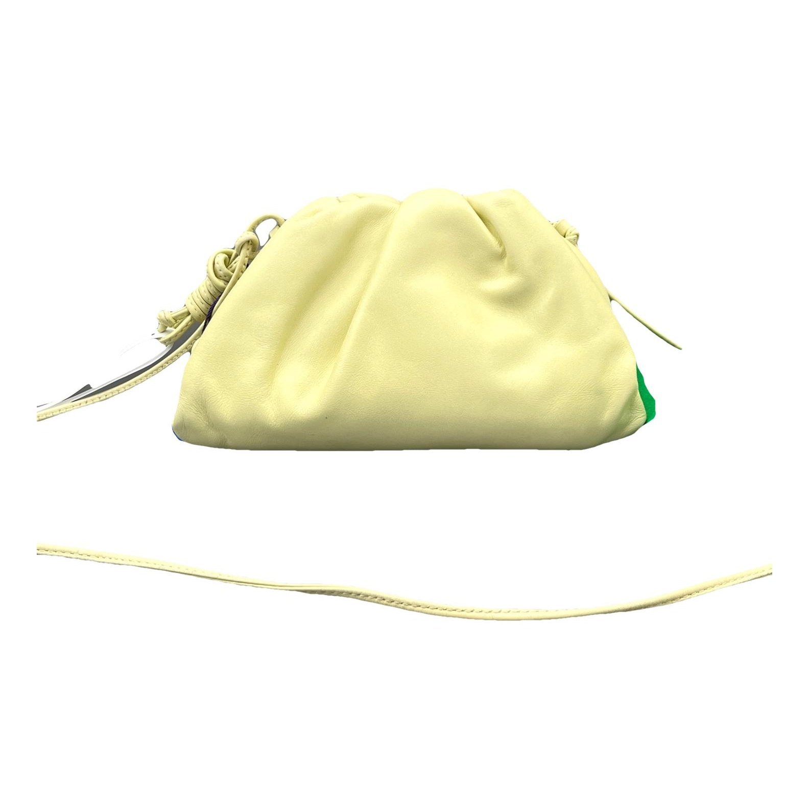 Pouch leather handbag