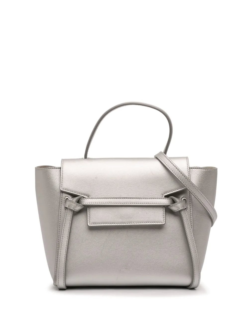 2018 Nano Laminated Calfskin Belt Bag satchel
