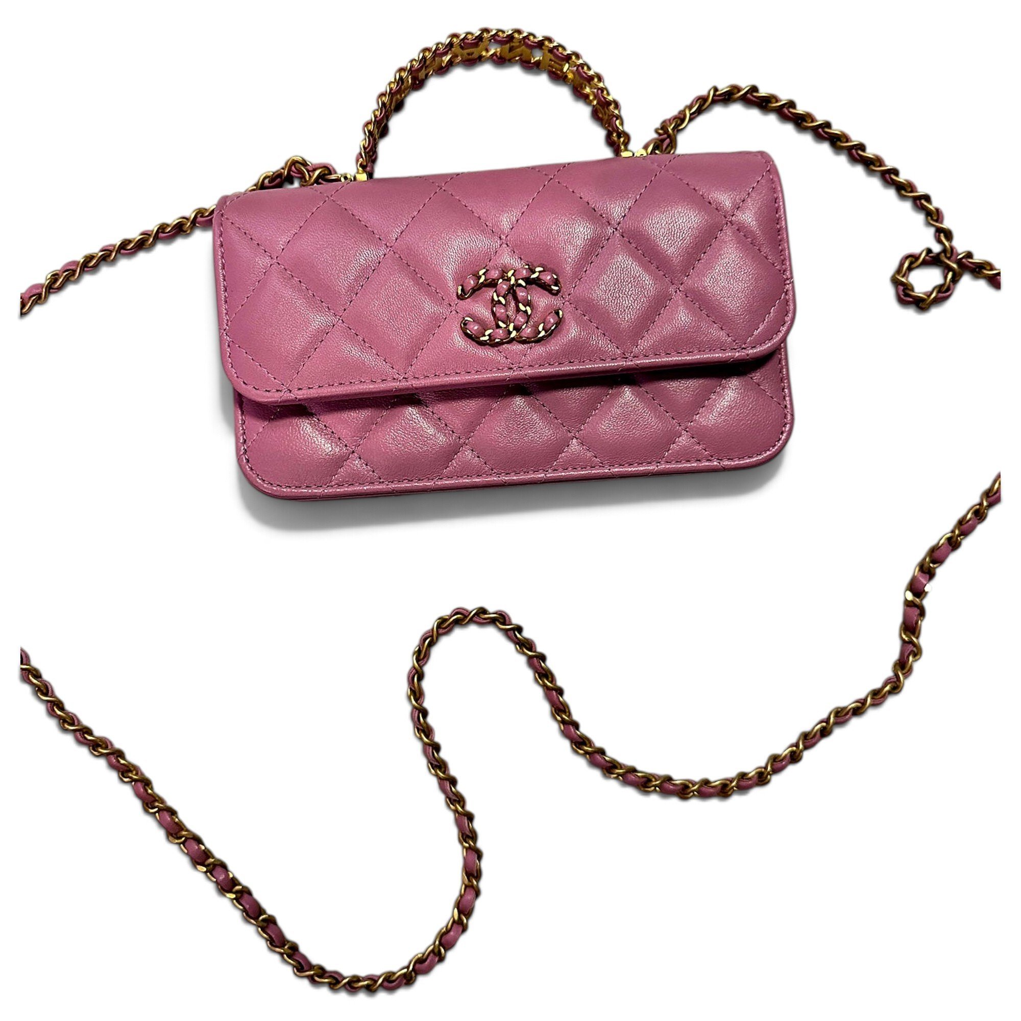 Chain Infinity leather handbag