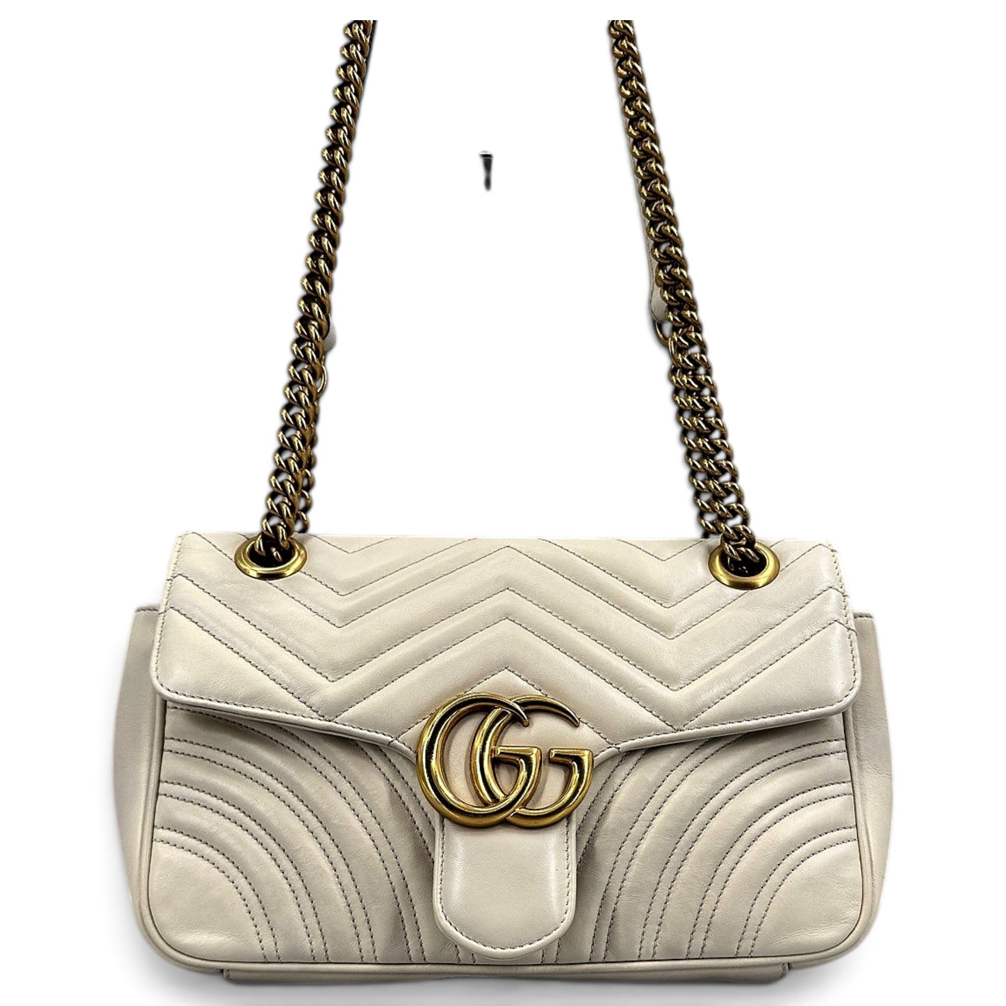 GG Marmont Flap leather handbag