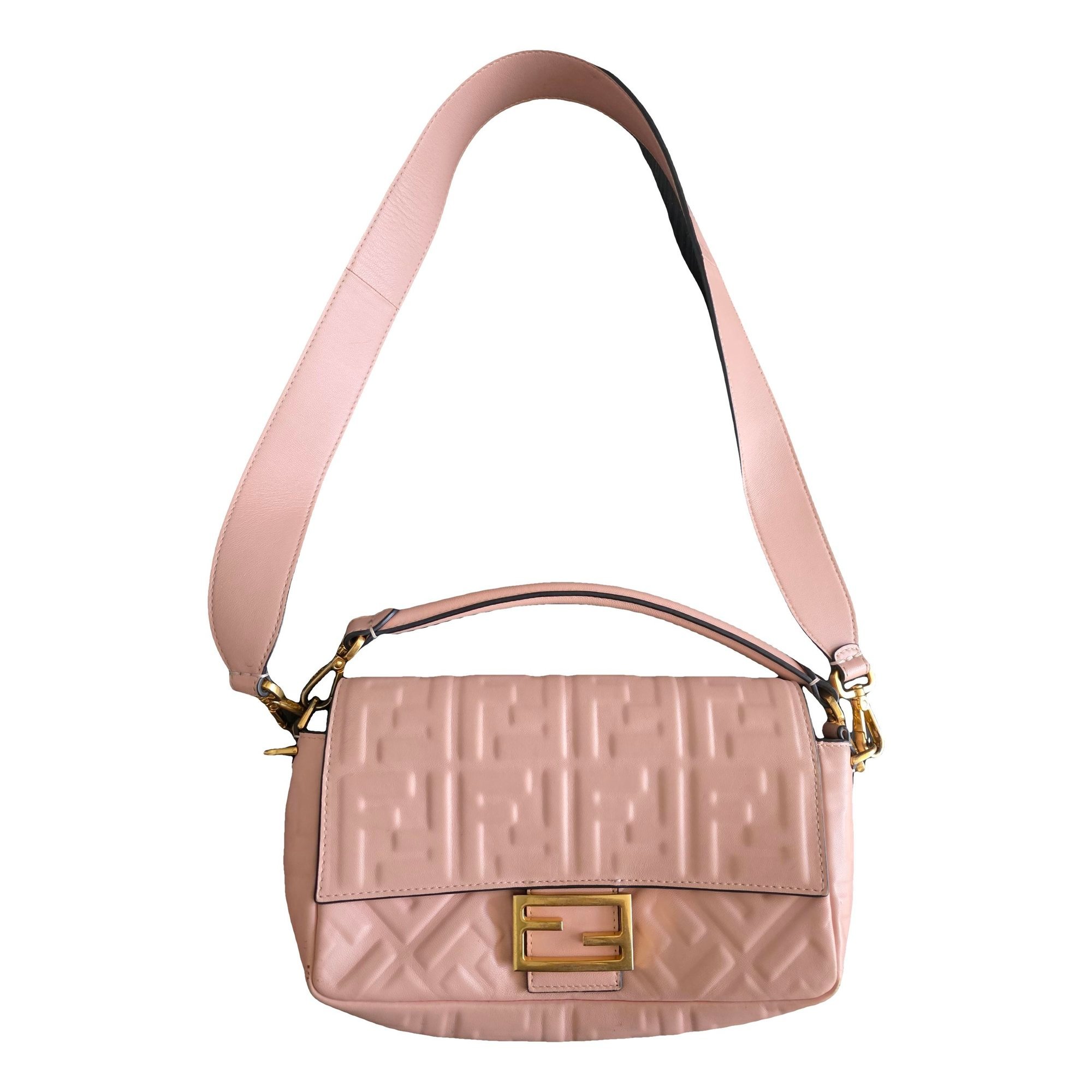 Baguette leather handbag