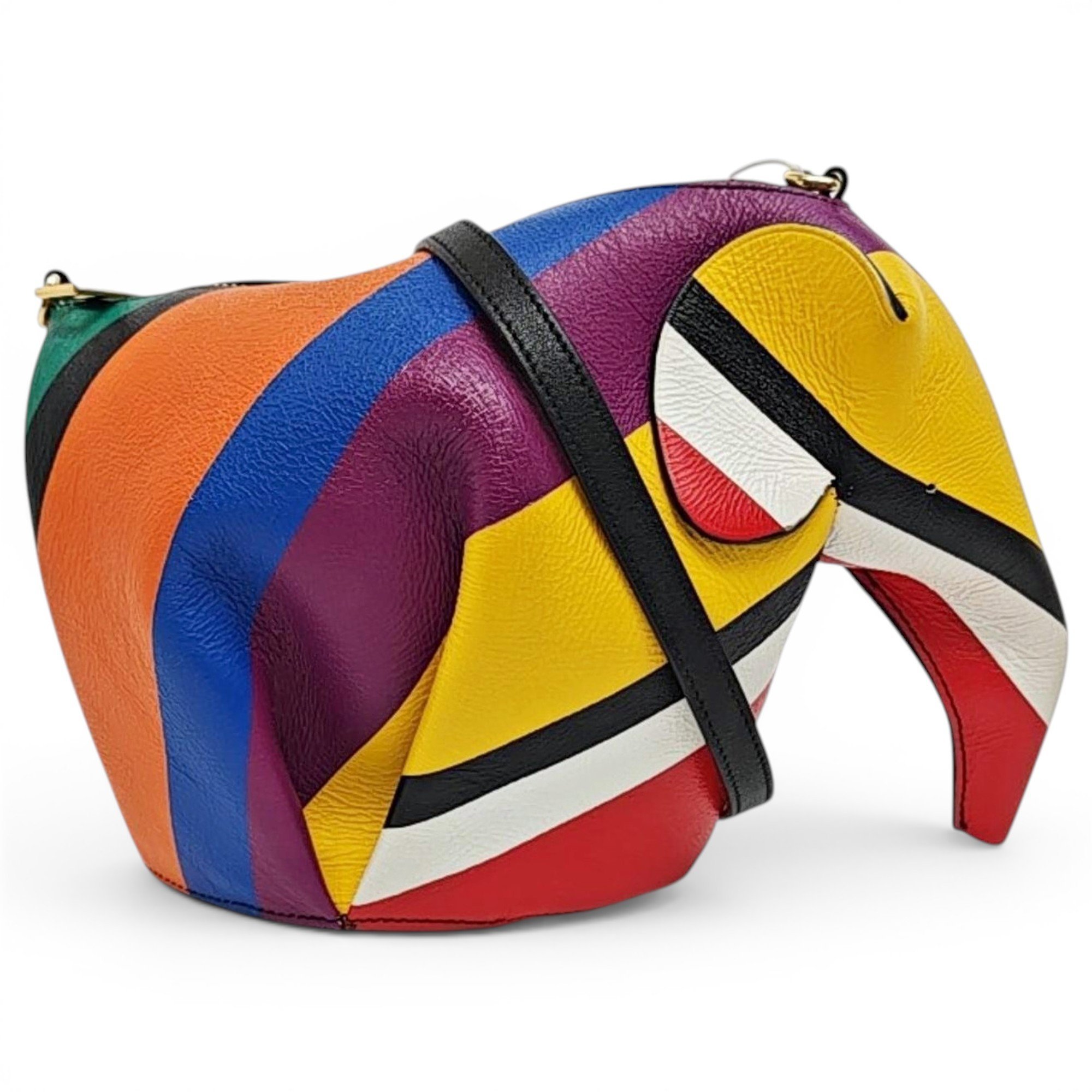 Animals leather crossbody bag