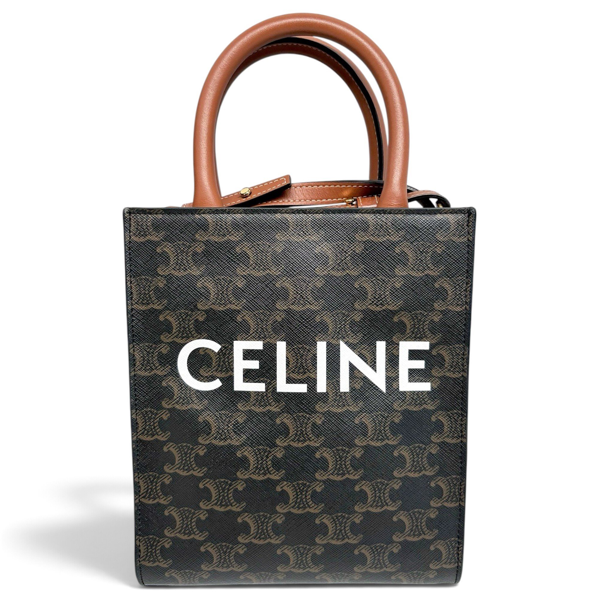 Cabas Horizotal leather tote